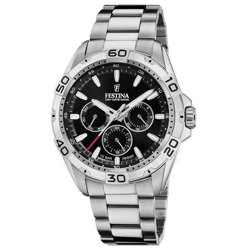 Festina Multifunction Silver Stainless Steel Bracelet F20623/5