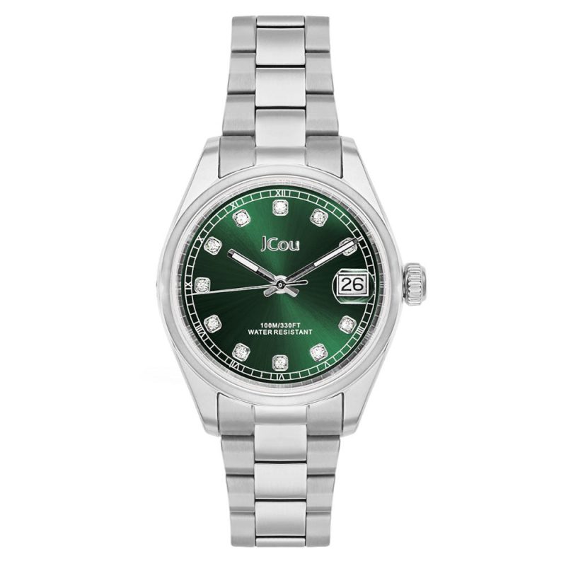 Jcou Serenity Crystals Stainless Steel Bracelet JU19068-2