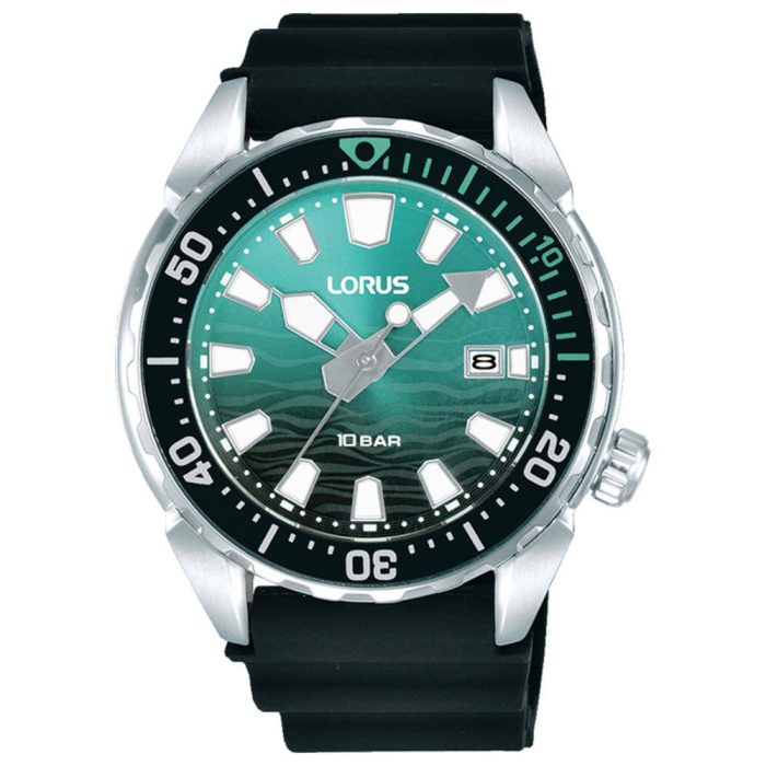 Lorus Sports Black Silicone Strap RH951RX9
